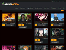 Tablet Screenshot of animeyokai.com.br